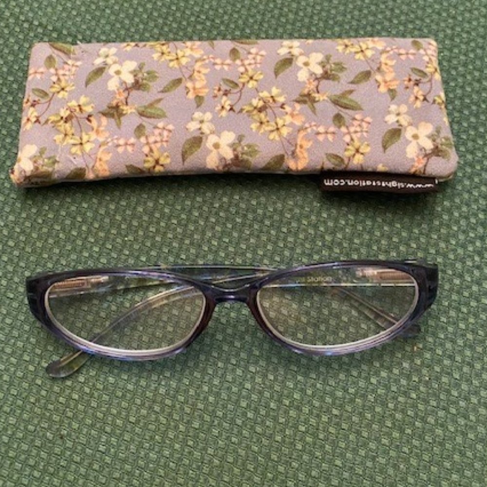 Blue Reading Glasses